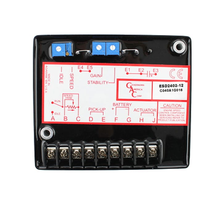 Gobernador de velocidad ESD2402 GAC para motores industriales
