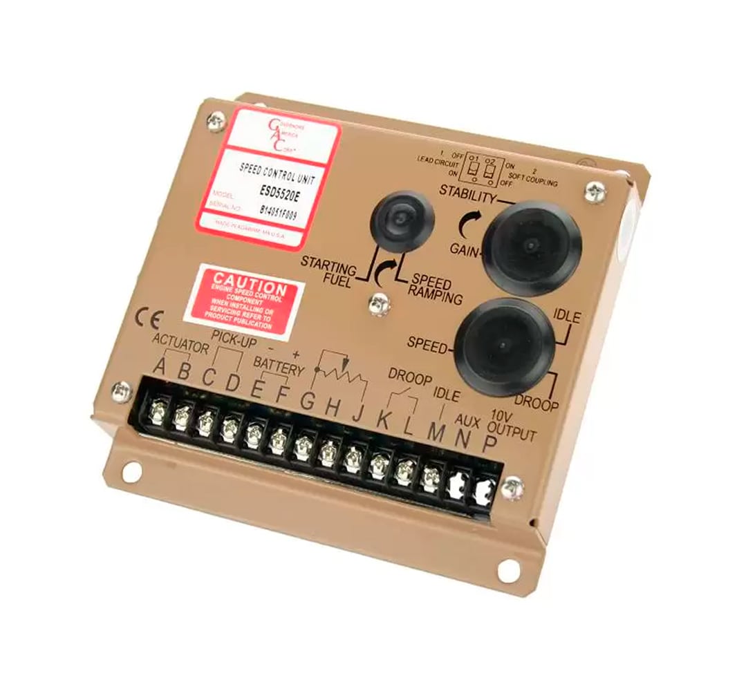 Gobernador de velocidad ESD5520 GAC para motores industriales
