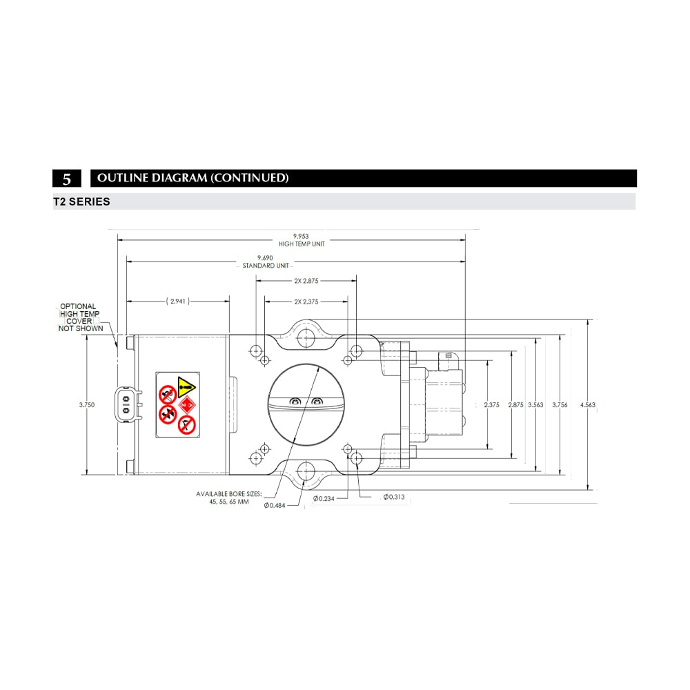 ATB652T2N-24 65 mm GAC | Throttle Body Actuator