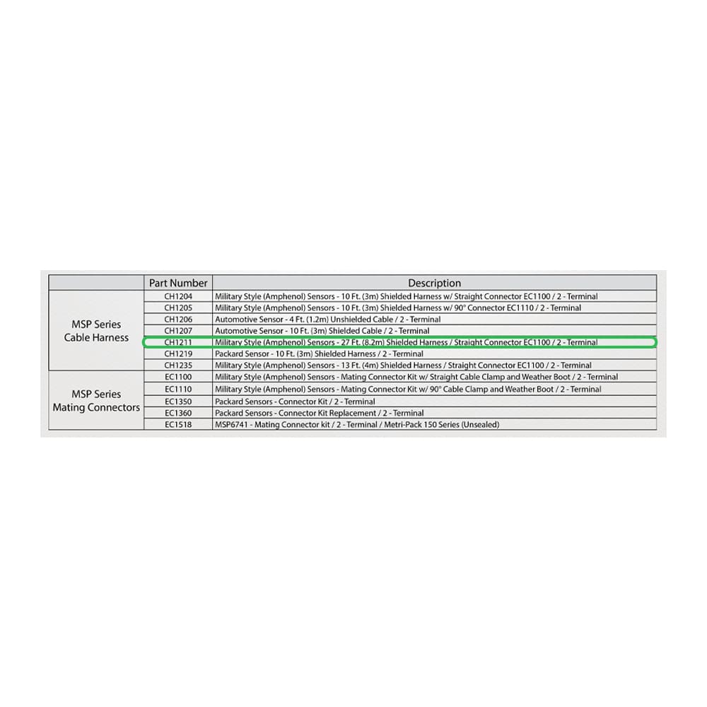 CH1211 | Wiring Harness