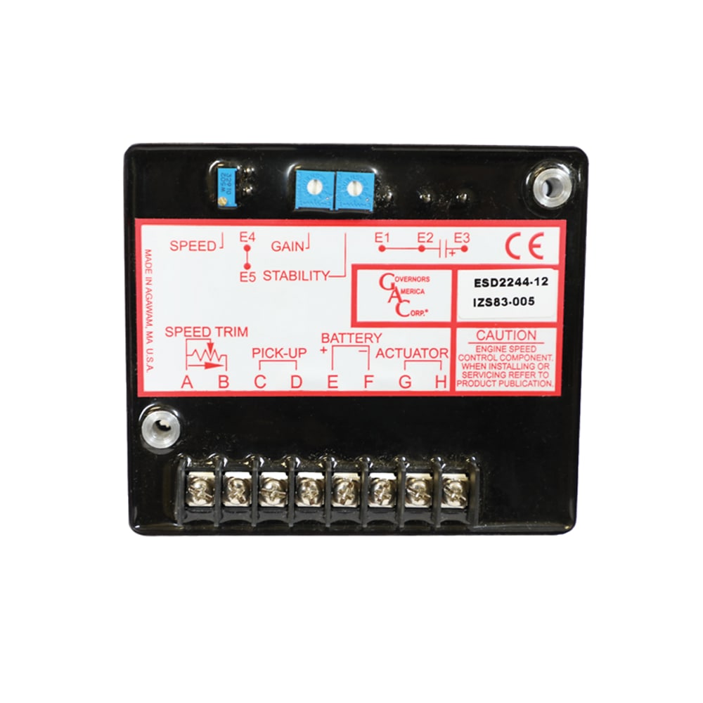 Gobernador de velocidad ESD2244 GAC para motores industriales