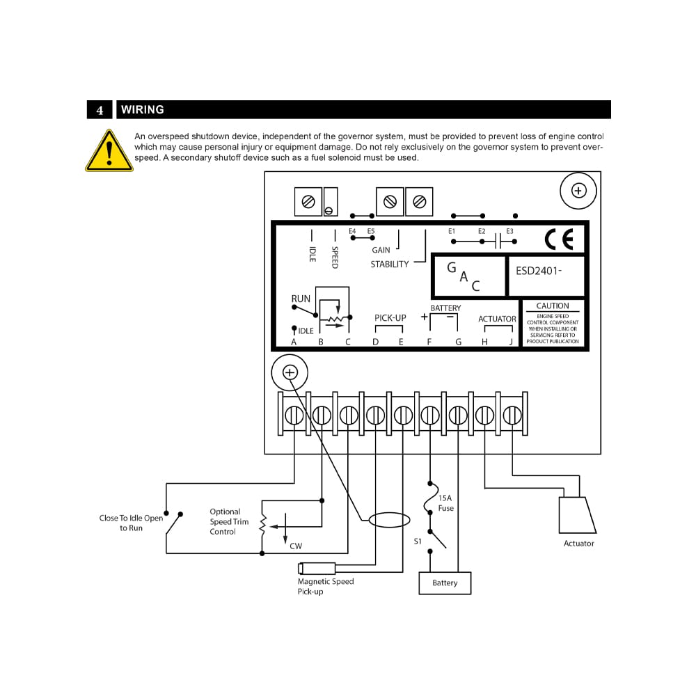 ESD2401 | Speed Control