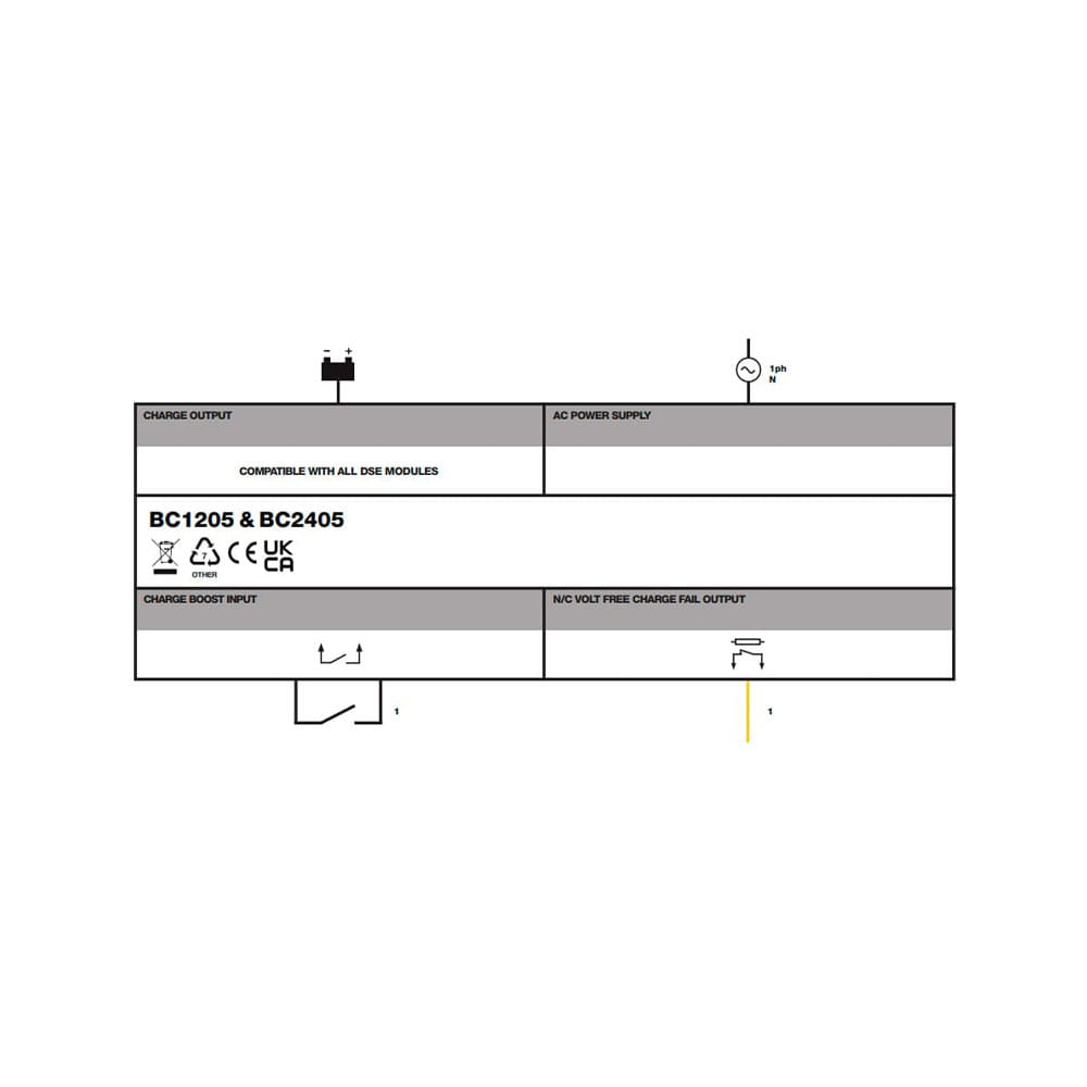 DSE BC2405-01 Battery Charger Original