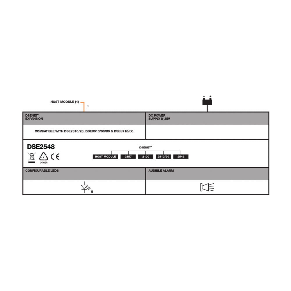 ORIGINAL DSE2548 DSENet Output Expansion Module