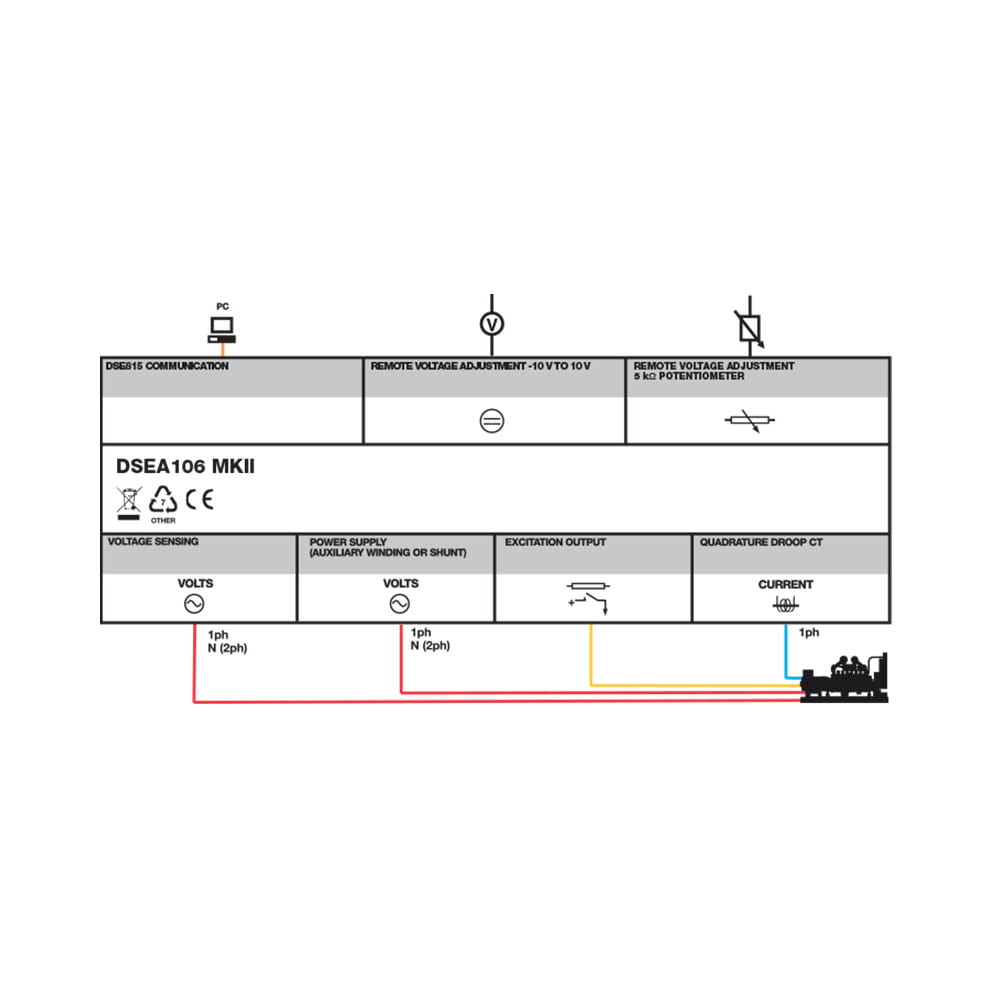 DSEA106 Digital Automatic Voltage Regulator (AVR)