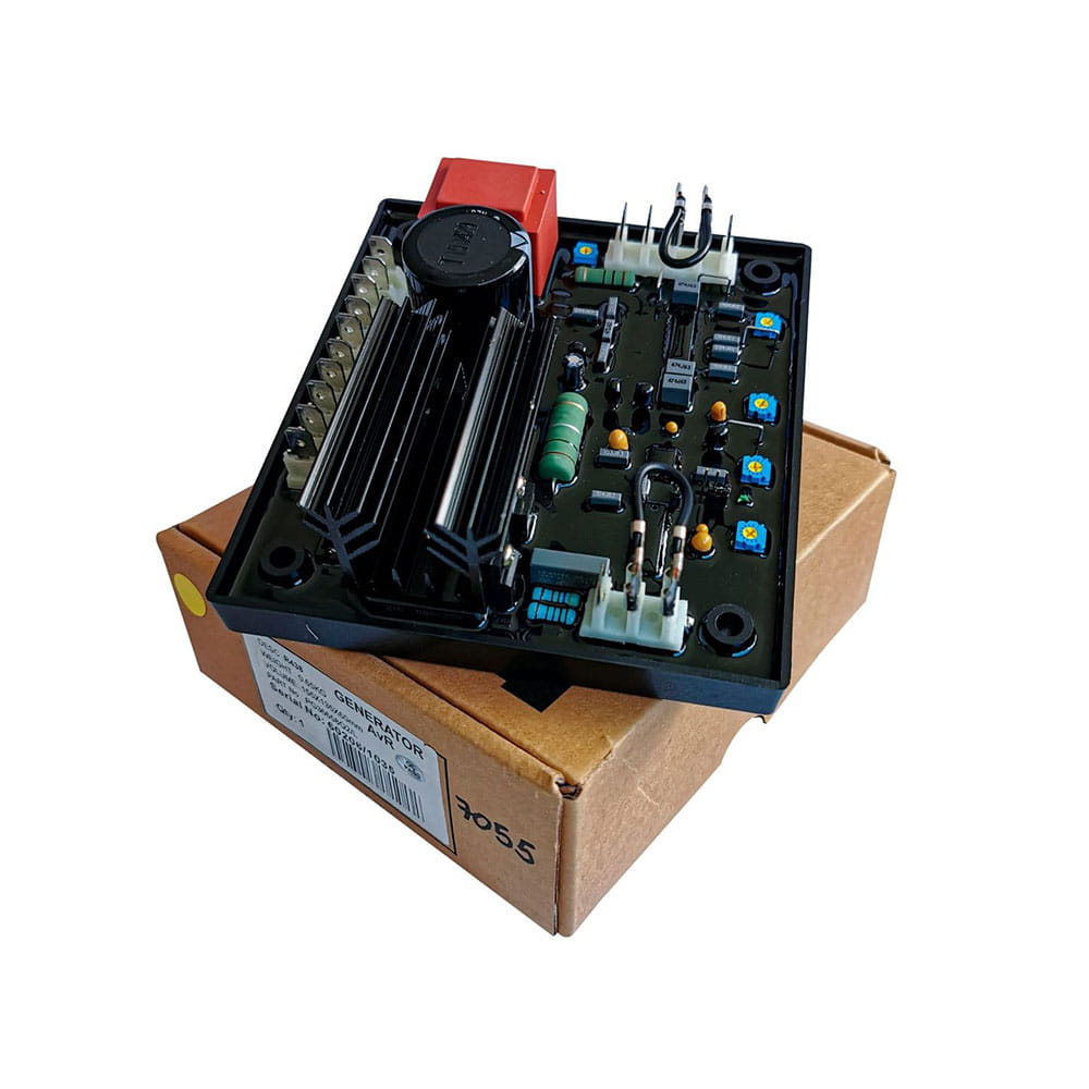 Regulador de voltaje AVR R438G para generadores industriales