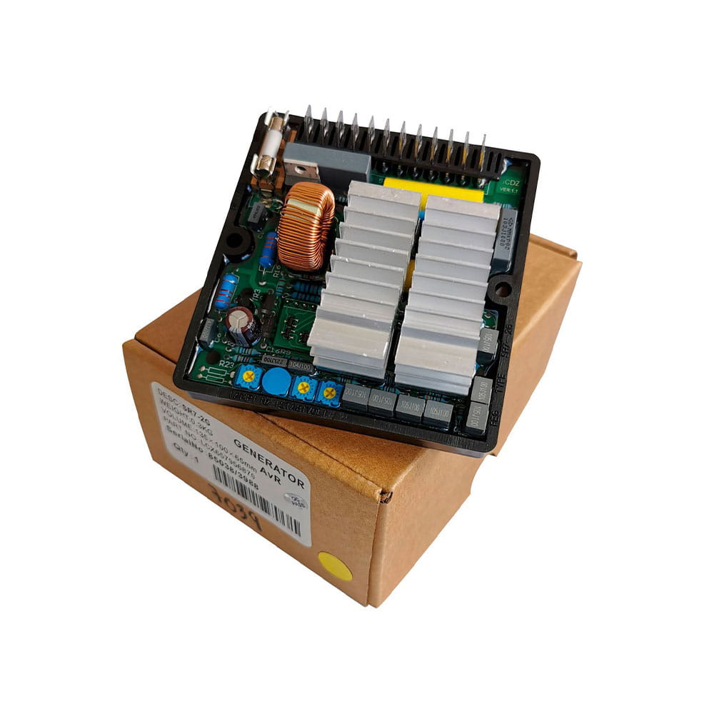 Regulador de voltaje AVR SR72G-G para generadores industriales