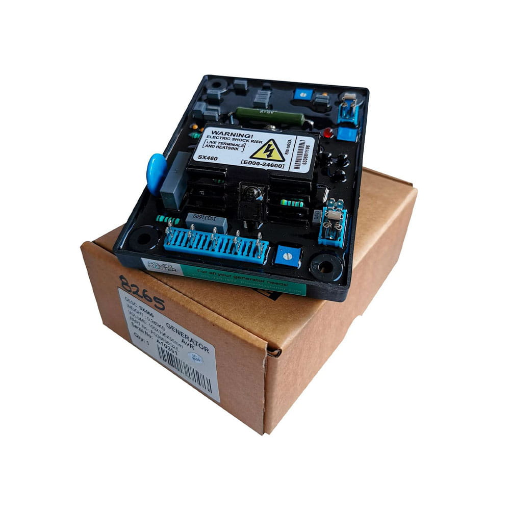 Regulador de voltaje AVR SX460G para generadores industriales