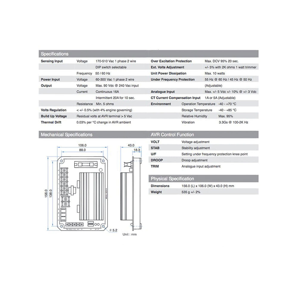 ADVR-16 Mcpherson Controls
