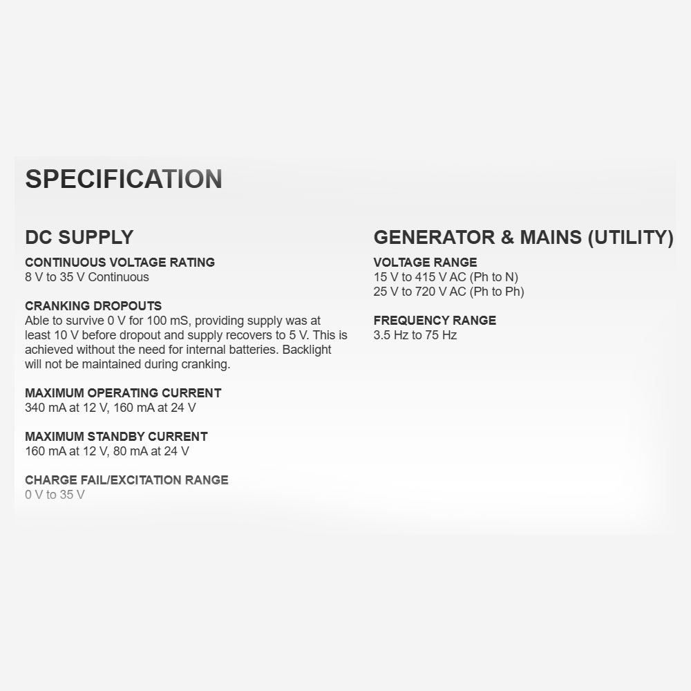 DSE7320 MKII | Módulo de Control por Falla de Red (AMF) - Imagen 5