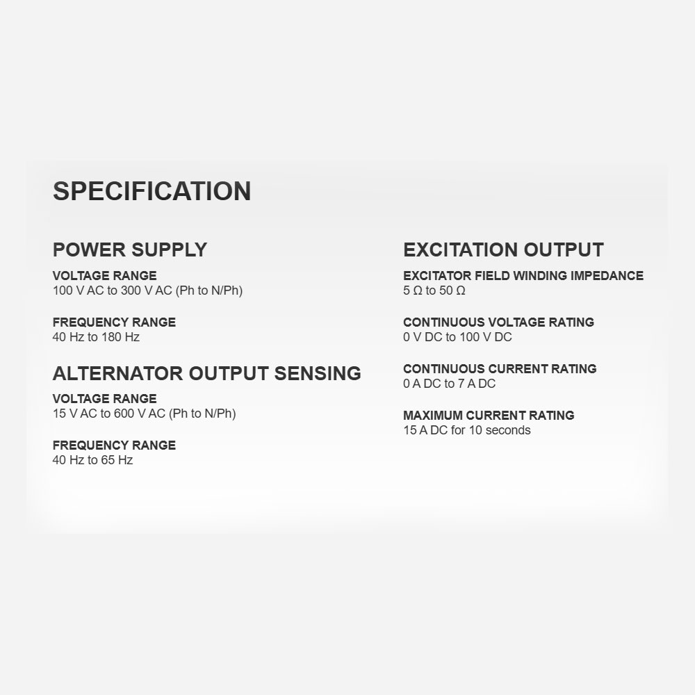 DSEA106 MKII | Regulador Automático de Voltaje Digital (AVR) - Imagen 7