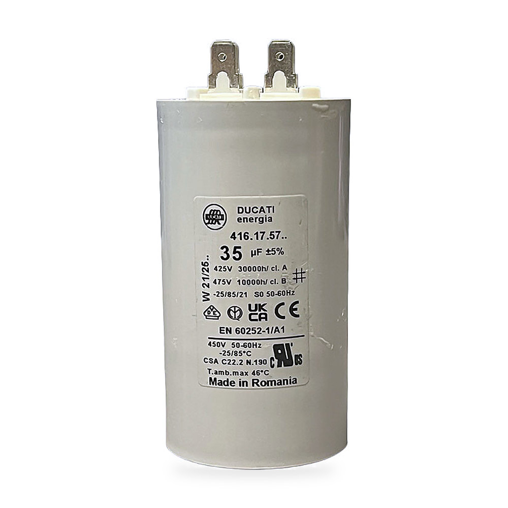 Mecc Alte | Capacitor de Marcha Ducati Energia 35µF | P/N 416.17.57.EA | Listado UL | 9910303133