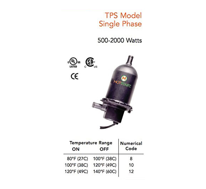 TPS151GT10000 HOTSTART TPS Engine Heater Power Master Inc.