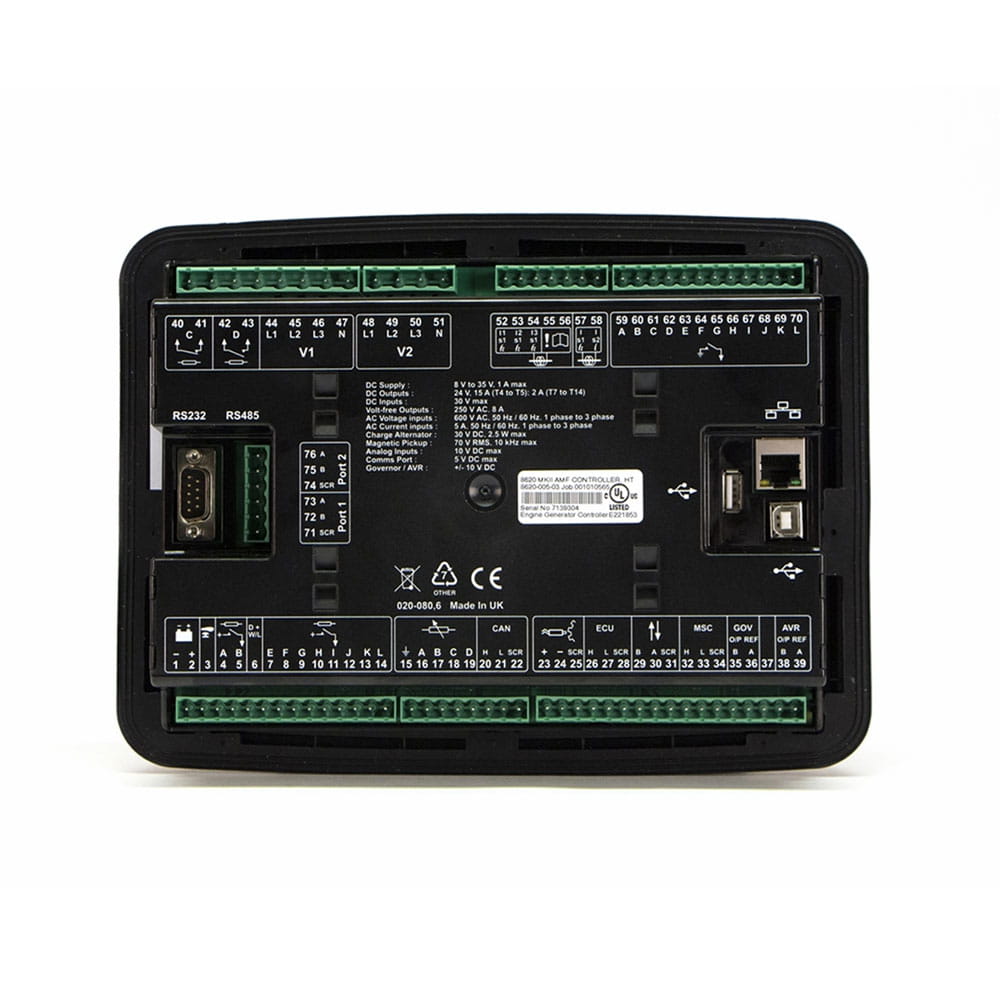 DSE8620 Synchronising & Load Sharing Auto Mains Failure