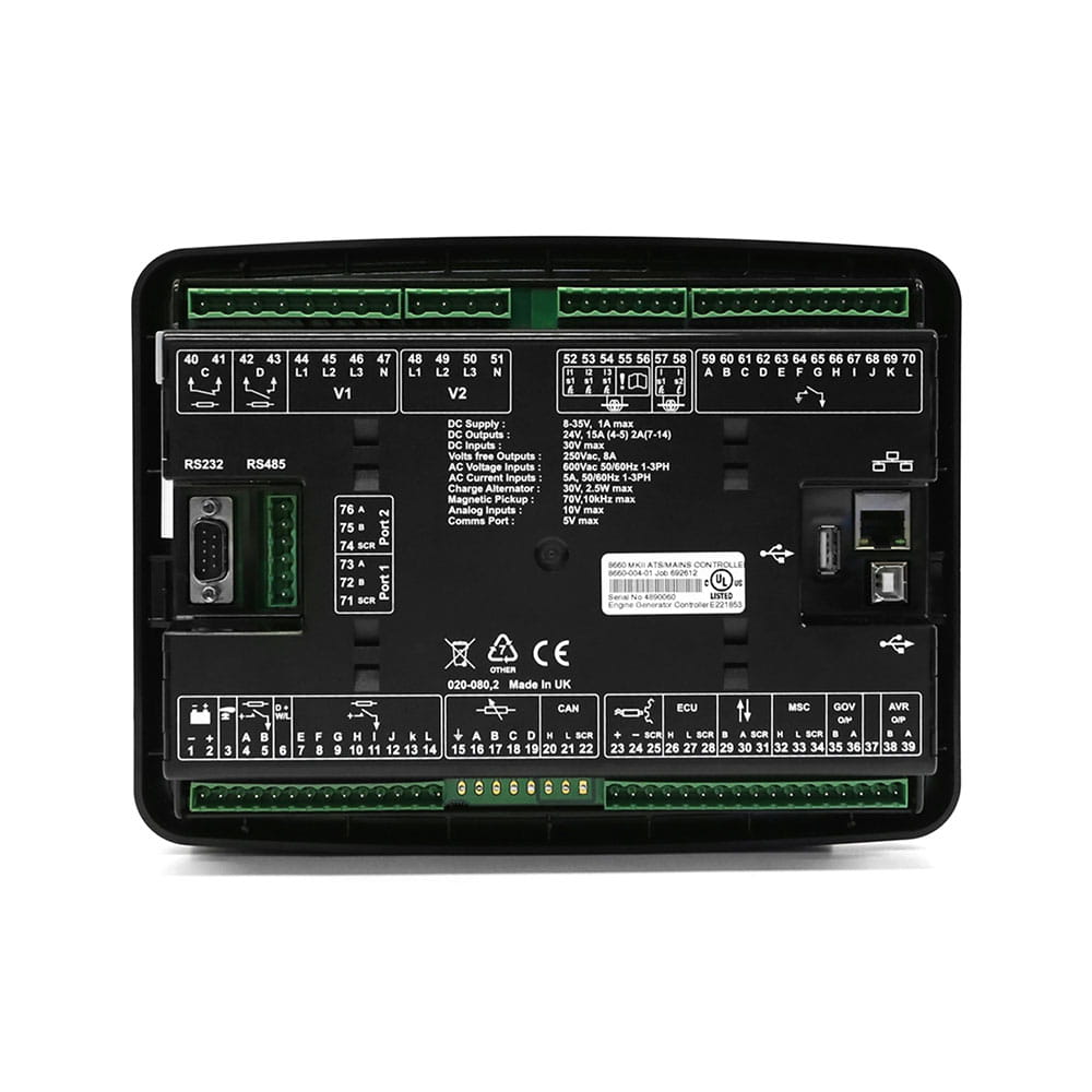DSE8660 Auto Transfer Switch & Mains (Utility) Control Module