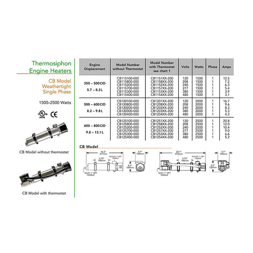 CB Engine Heater HOTSTART